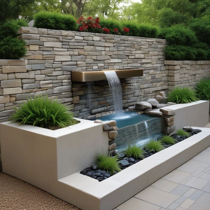 21 Creative Backyard Privacy Solutions for Your Perfect Outdoor Retreat Soothing Water Feature Barriers