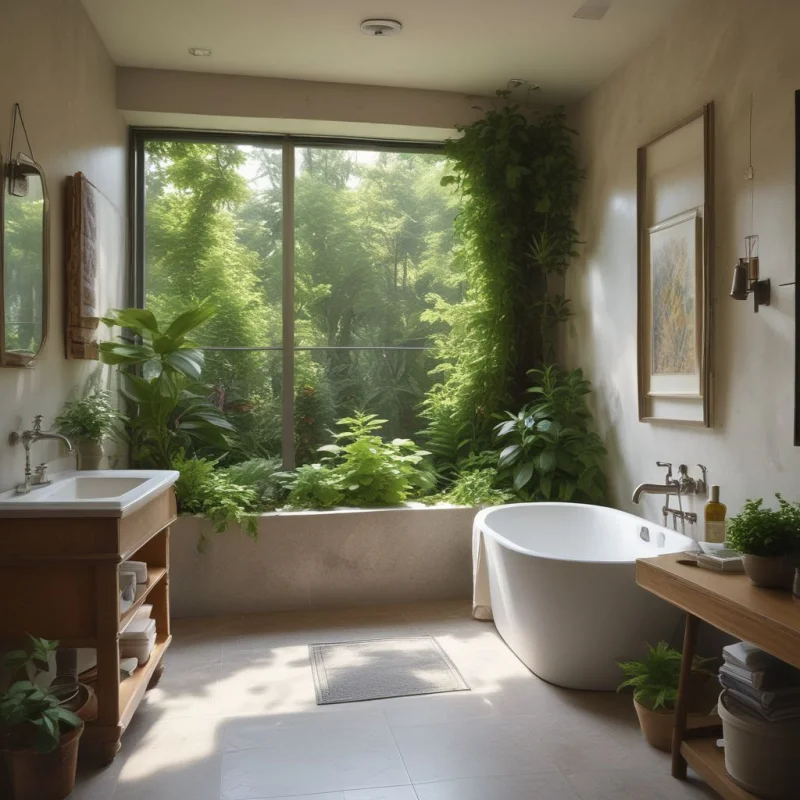 18 Creative Herb Garden Ideas to Transform Your Home Space Spa-Inspired Bathroom Garden