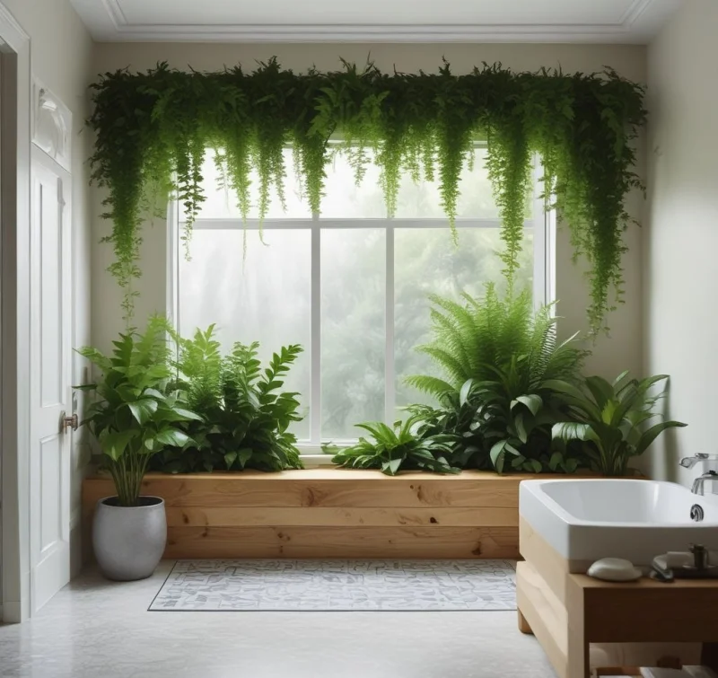 16 Creative Indoor Plant Wall Ideas to Transform Your Home Spa-Like Bathroom Oasis