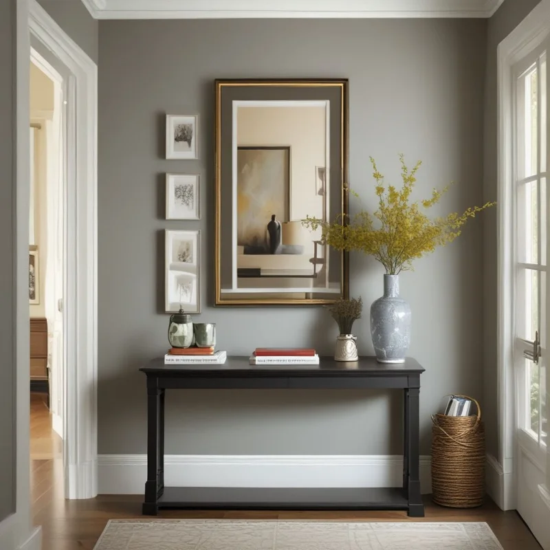 21 Clever Small Entryway Ideas to Transform Your Home's First Impression Space-Saving Narrow Tables