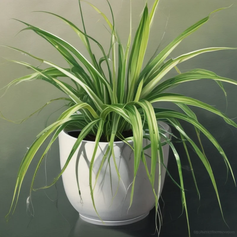 23 Stunning Low Light Houseplants That Transform Dark Corners Spider Plant (Chlorophytum Comosum)