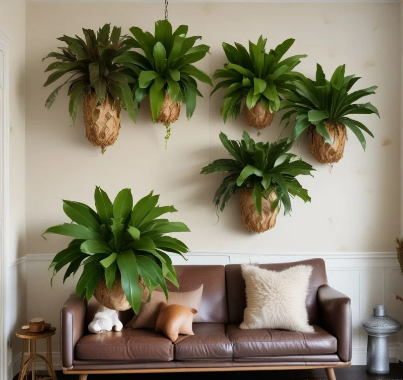 16 Creative Indoor Plant Wall Ideas to Transform Your Home Statement Staghorn Fern Mount