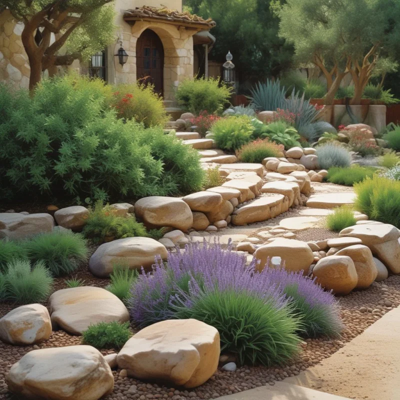 18 Creative Herb Garden Ideas to Transform Your Home Space Stone and Herb Combination