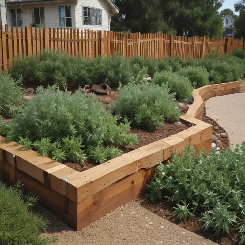 16 Creative Garden Border Ideas That Will Transform Your Yard Sustainable Wood Border Design
