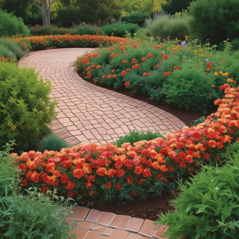 18 Creative Garden Border Ideas for Stunning Flower Beds Terra Cotta Tile Borders