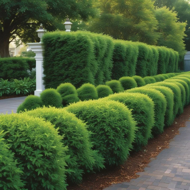 21 Creative Backyard Privacy Solutions for Your Perfect Outdoor Retreat Traditional Hedge and Shrub Borders