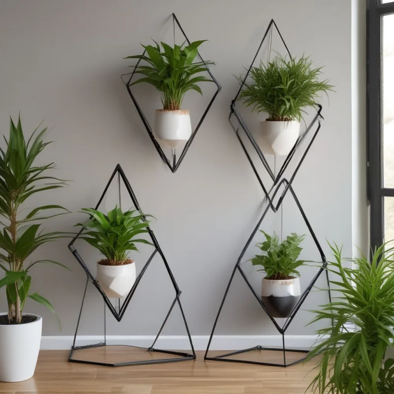 Triangle Metal Frame Stand
