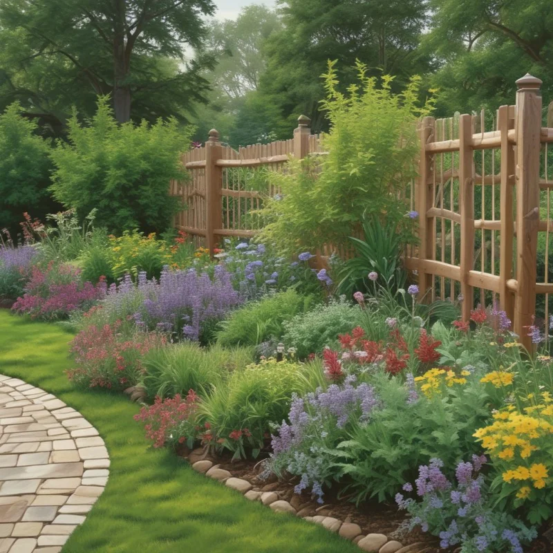 Use Living Natural Borders
