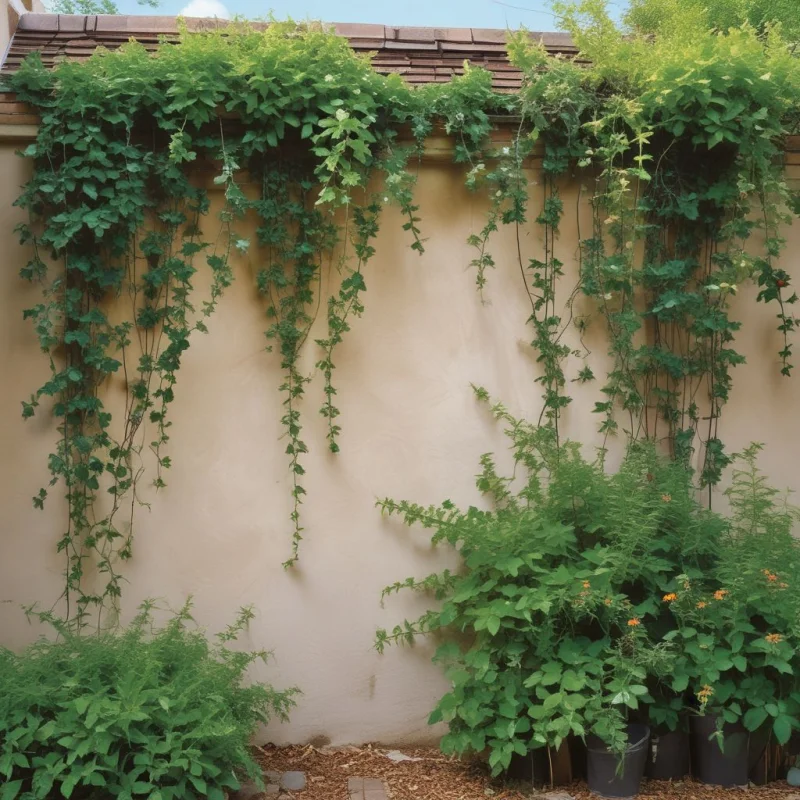 Wall-Climbing Vines for Height
