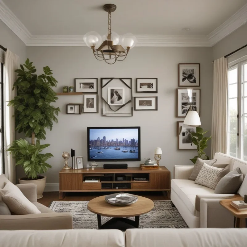 26 Smart Ways to Transform Your Tiny Living Room Into a Spacious Haven Wall-Mount Your Television