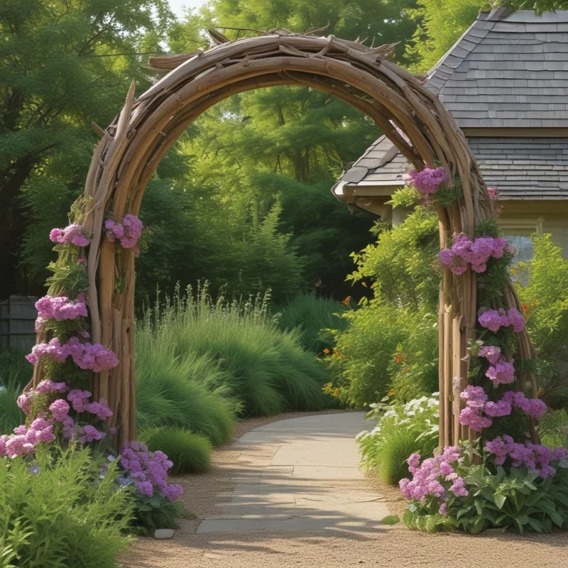 Weathered Wood Country Arch
