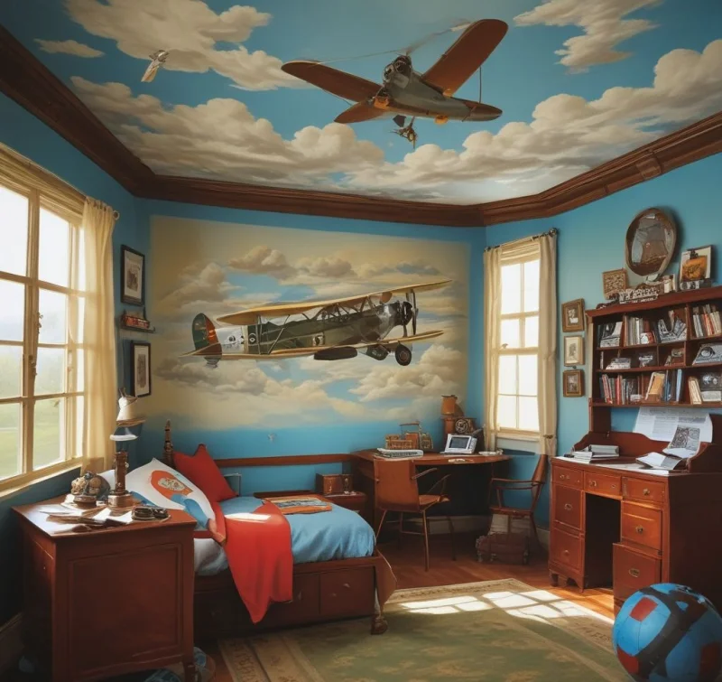 Aviation Captain's Flight Room
