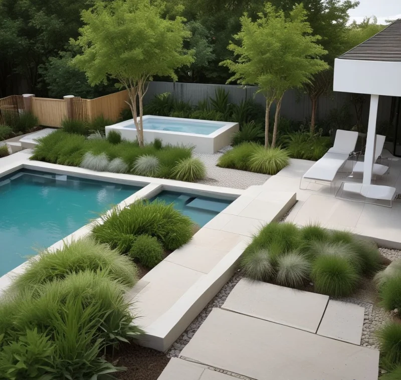 18 Stunning Above Ground Pool Designs to Transform Your Backyard Clean Minimalist Design
