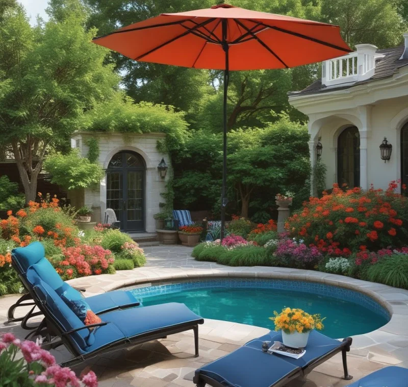 18 Stunning Above Ground Pool Designs to Transform Your Backyard Color-Coordinated Paradise