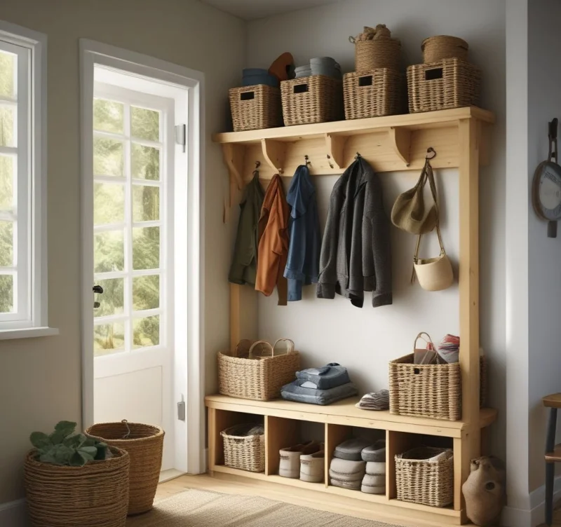 18 Brilliant IKEA Mudroom Solutions That Will Transform Your Entry Space Cozy Cabin-Style Entry