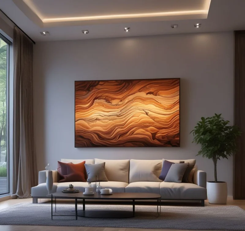 Creative Lighting Feature Walls
