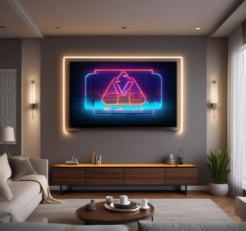 15+ Creative Ways to Transform the Space Above Your TV Custom LED Neon Sign Design
