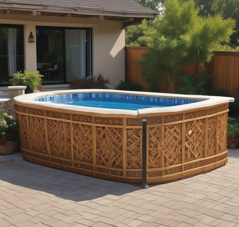 18 Stunning Above Ground Pool Designs to Transform Your Backyard Decorative Pool Skirts