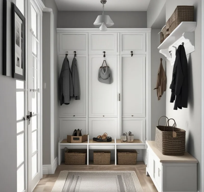 18 Brilliant IKEA Mudroom Solutions That Will Transform Your Entry Space Elegant and Polished Entry