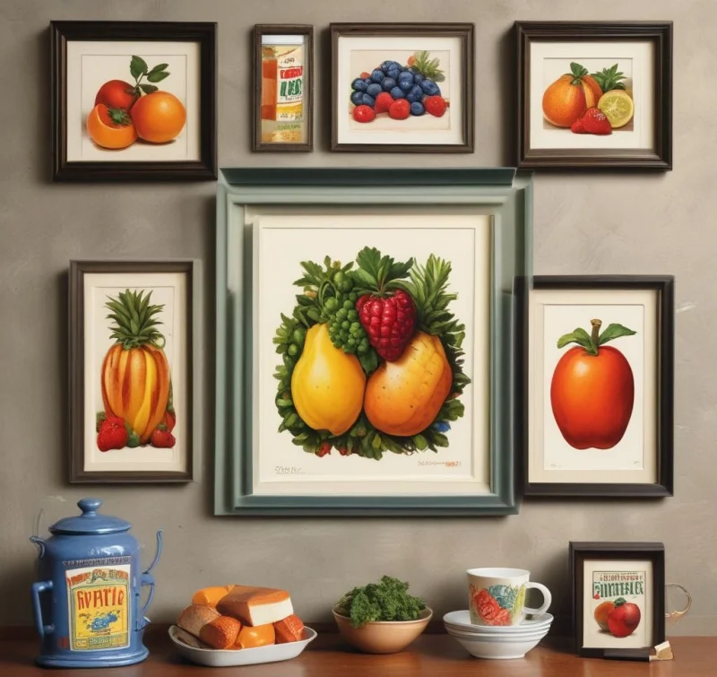 Food-Themed Artwork and Prints

