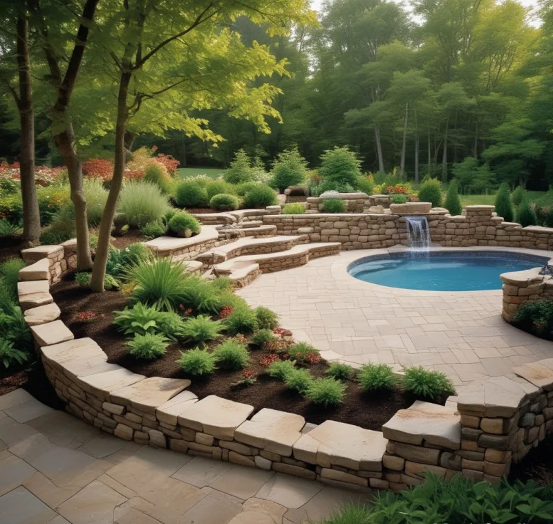 18 Stunning Above Ground Pool Designs to Transform Your Backyard Hillside Haven Setup