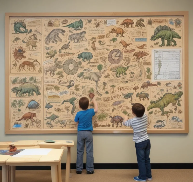 Interactive Learning Wall Features
