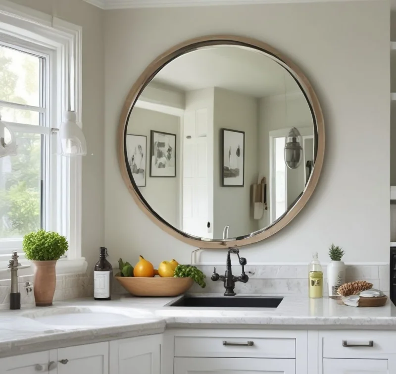 Large Mirror for Light and Space
