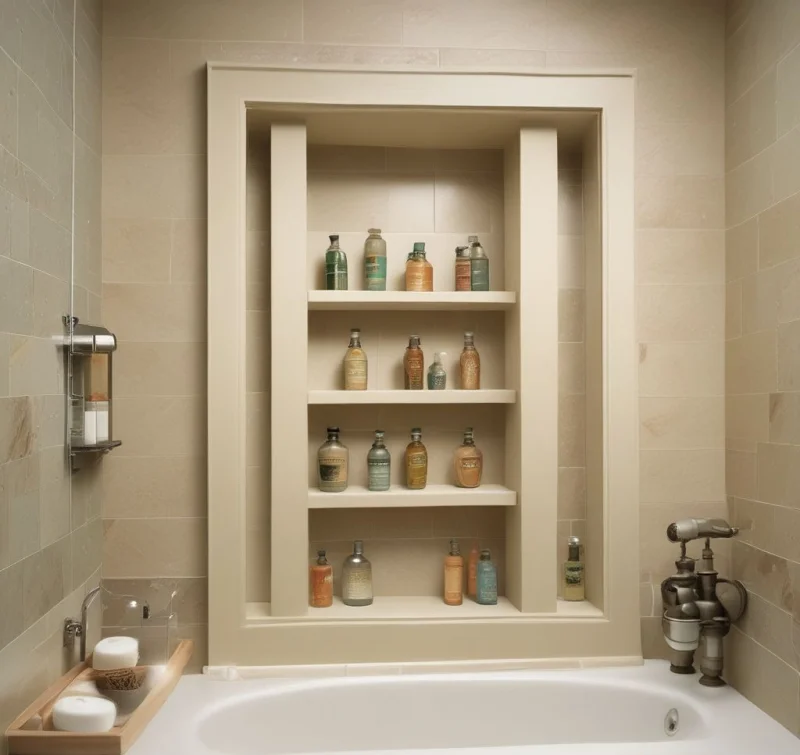 Recessed Storage Alcoves
