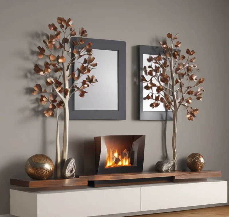 Sculptural Metal Art Pieces
