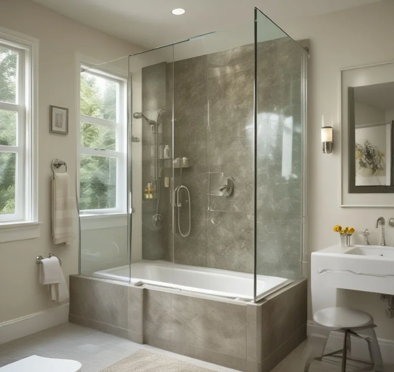 Sleek Glass Partition Walls
