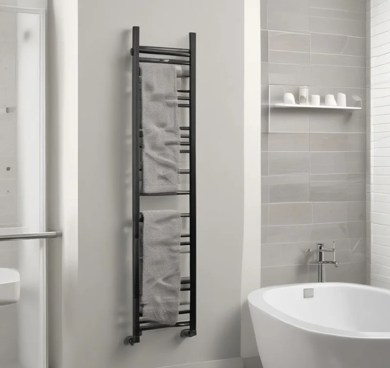 Space-Saving Vertical Towel Rails
