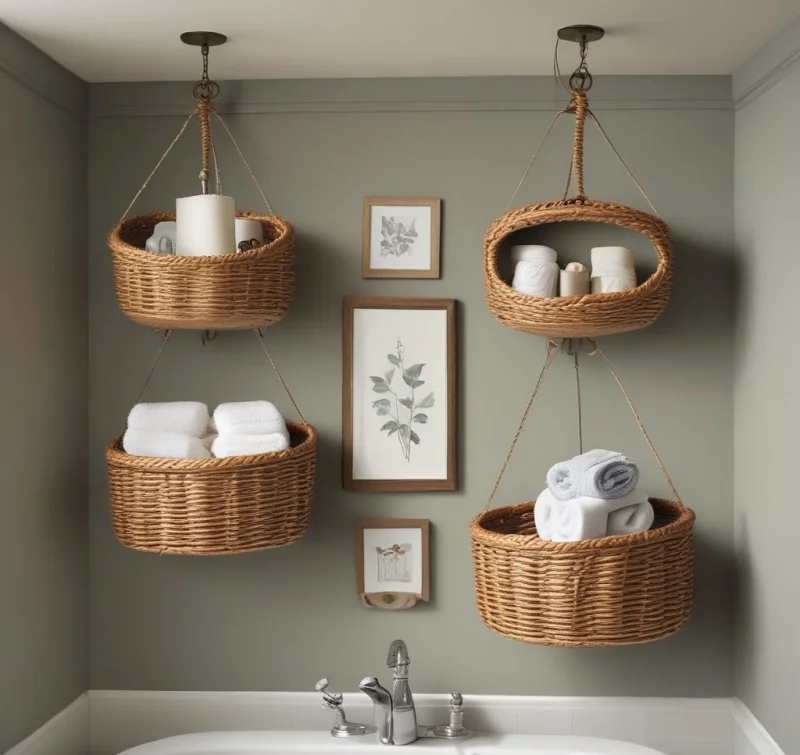 Suspended Basket Storage
