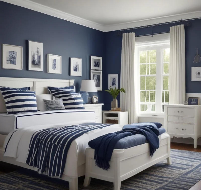 Timeless Navy and White Classic

