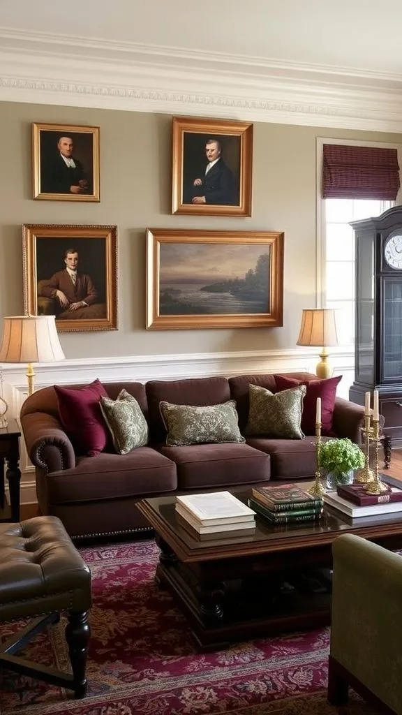 20+ Chocolate Brown Sofa Living Room Ideas to Transform Your Space Classic Refined Elegance