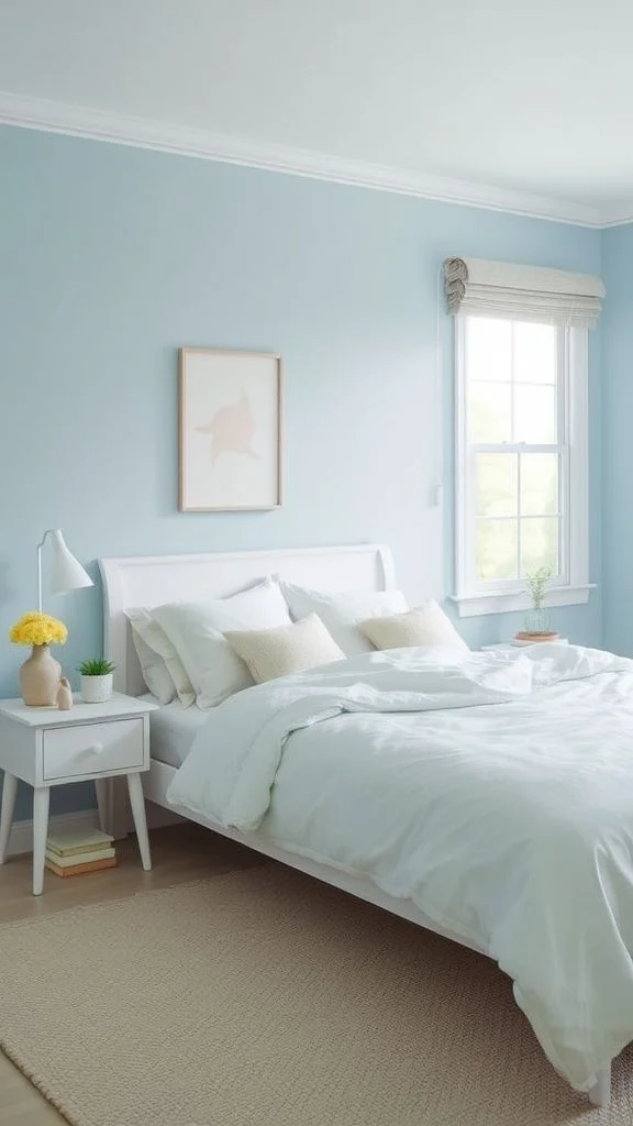 Delicate Powder Blue Tranquility
