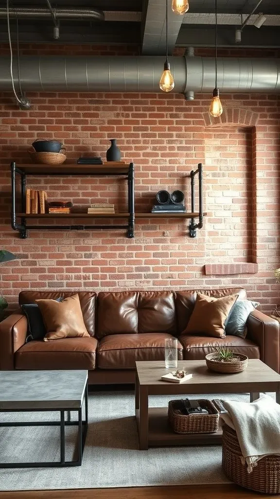 20+ Chocolate Brown Sofa Living Room Ideas to Transform Your Space Factory-Inspired Edge