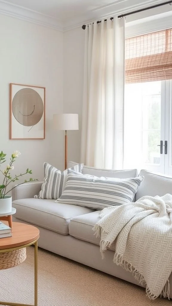 Subtle Patterns Through Fabric Choices
