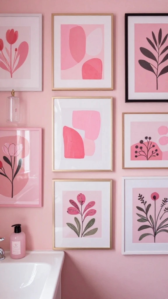 Inspiring Pink Artwork
