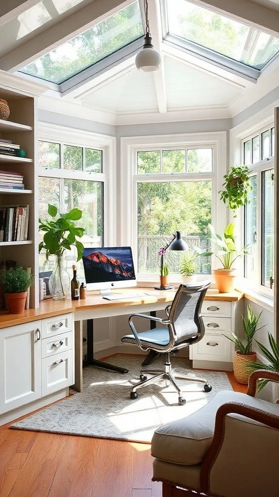 22+ Beautiful Enclosed Sunroom Ideas to Transform Your Home Productive Home Office