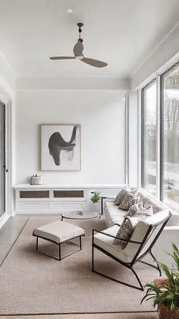 22+ Beautiful Enclosed Sunroom Ideas to Transform Your Home Sleek Contemporary Design