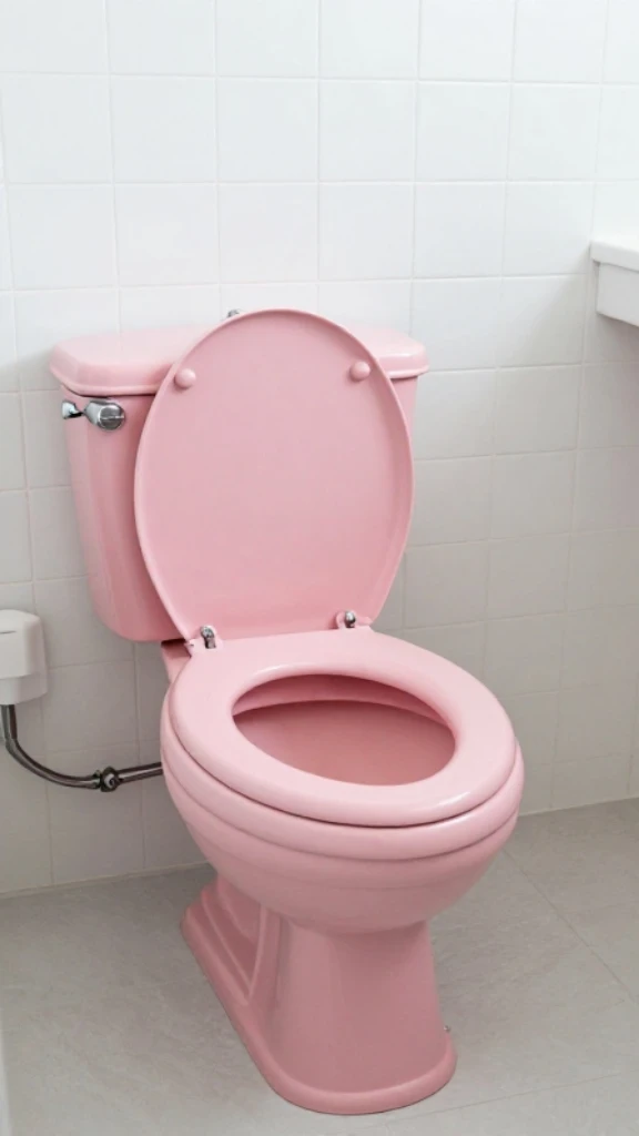 Vintage Rosy Toilets
