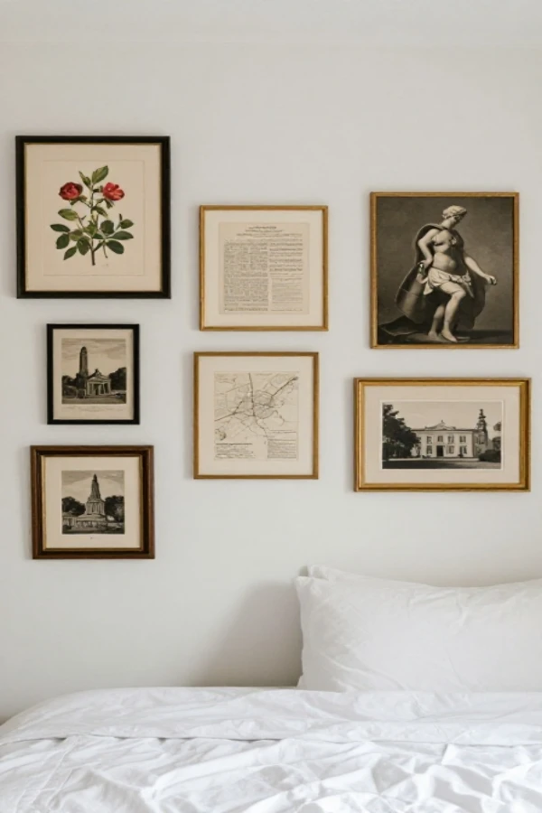 Incorporate Vintage Artwork and Prints
