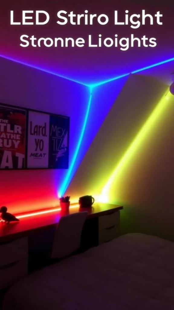 LED Strip Lights for Ambient Mood Lighting
