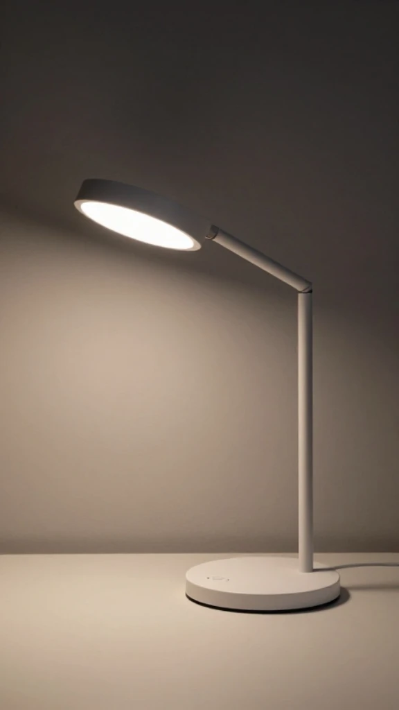 Minimalist Desk Lamp with Adjustable Brightness
