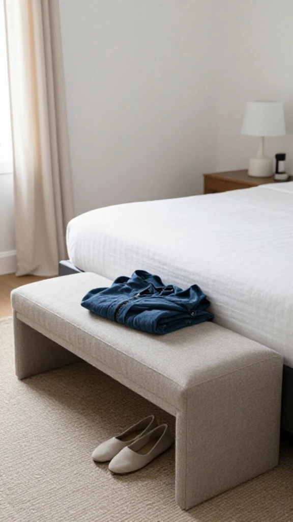 Add a Bench at the Foot of Your Bed