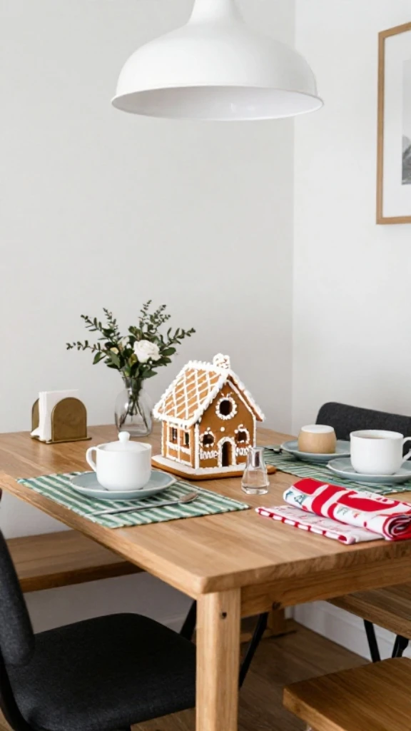 Breakfast Nook Gingerbread House Morning Magic