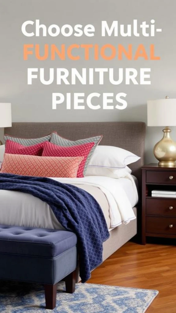 Choose Multi-Functional Furniture Pieces