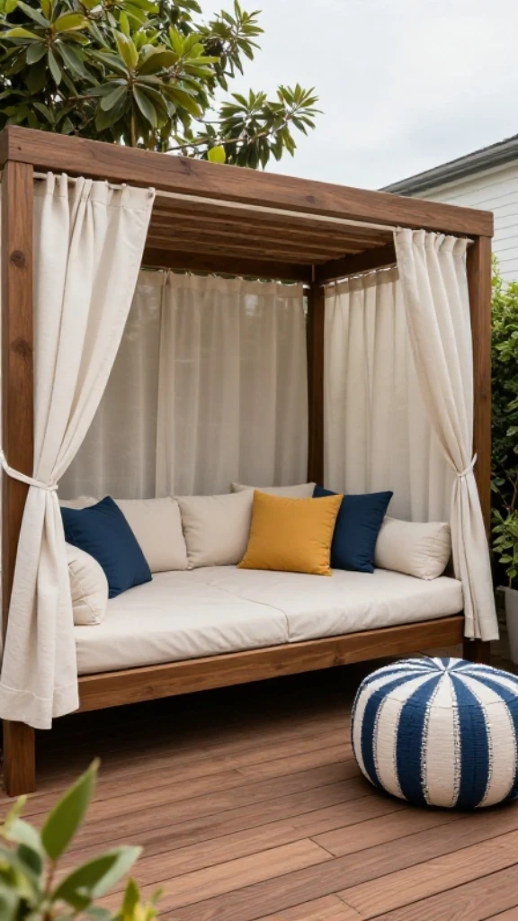 Deck with Integrated Daybed
