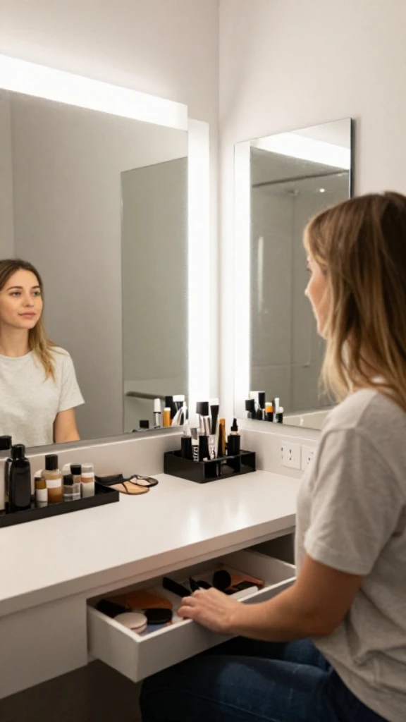 Design a Shared Vanity or Getting-Ready Area