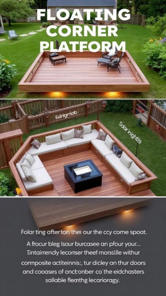 Floating Corner Platform